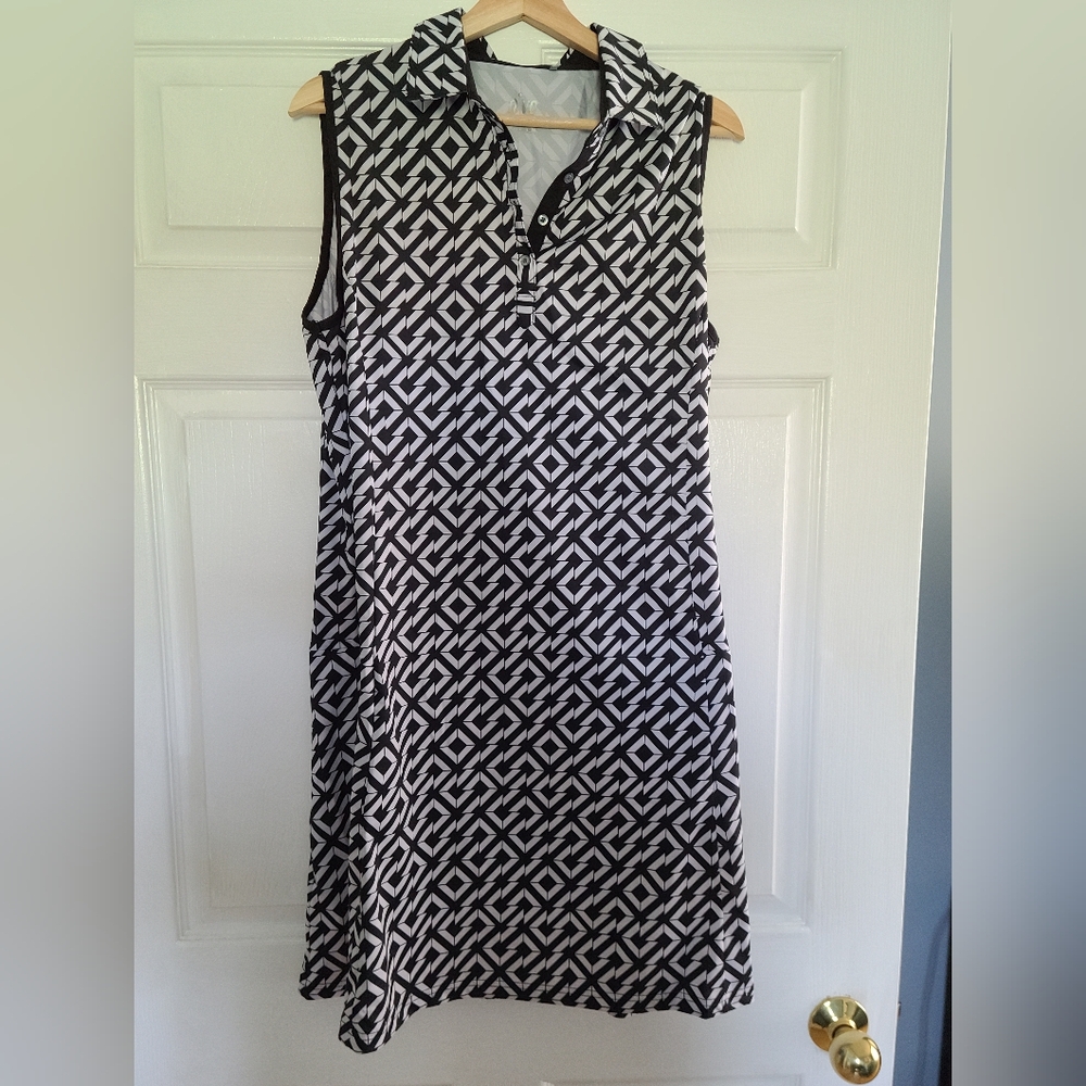 NVO Patterned Golf Dress
